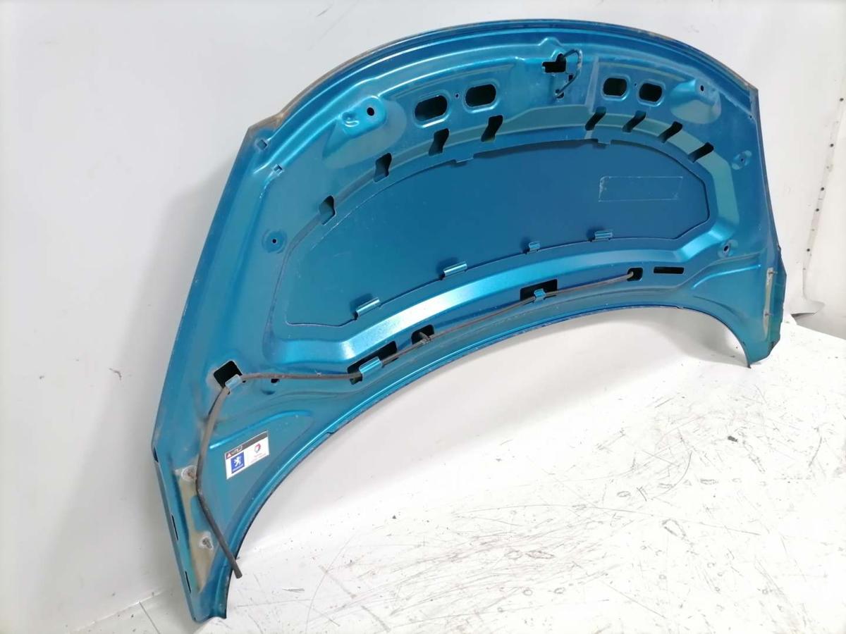 Peugeot 207 original Motorhaube KMU Blaumetallic Bj.2008